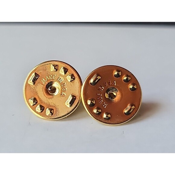 JJ Jonette Shooting Stars Sun and Moon Gold Tone Metal Pins, Vintage - Picture 7 of 10